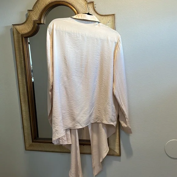 Princess Polly Oversized‎ Tie Front Shirt *New - Picture 8 of 8